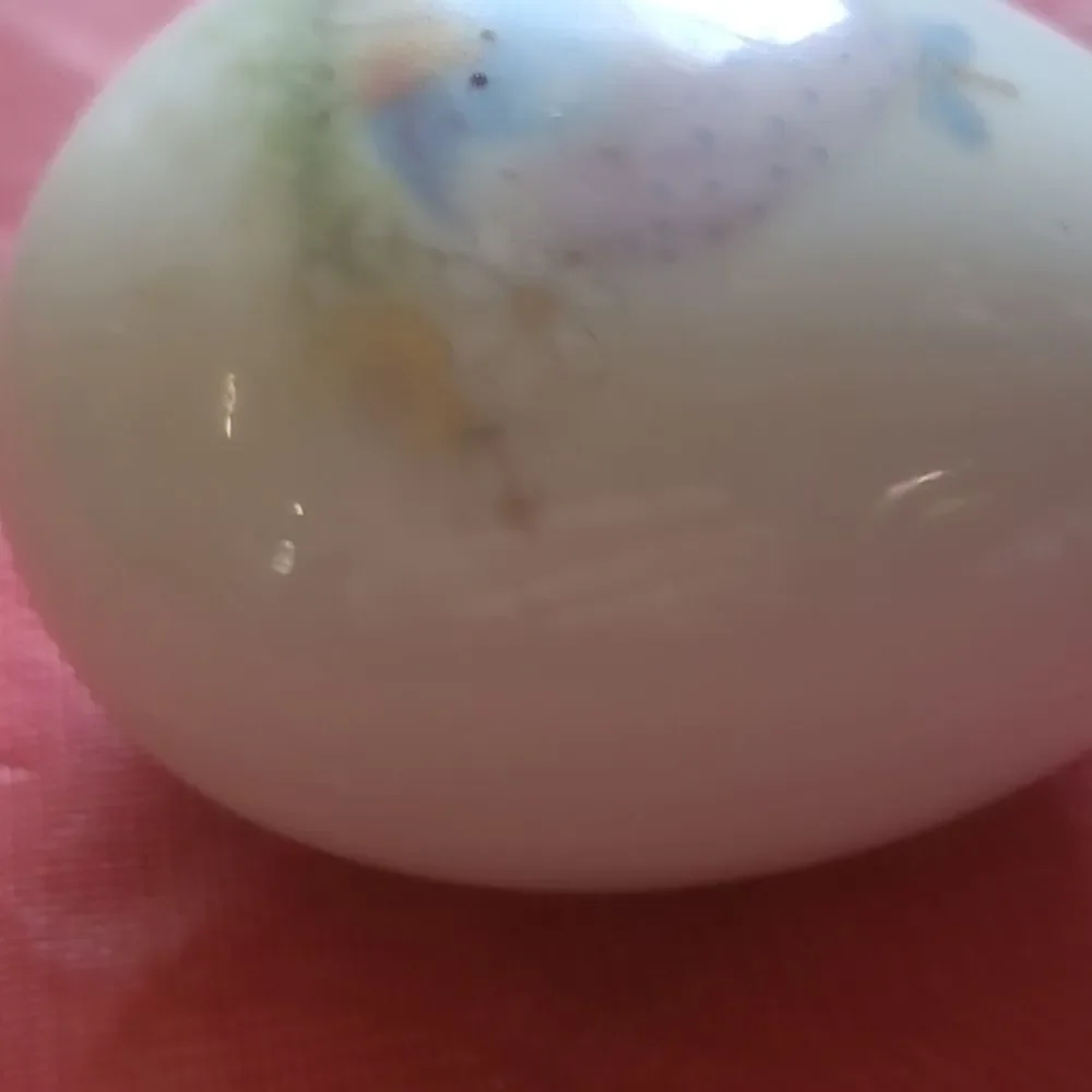 Vintage  Mini Bluebird Vase and Egg